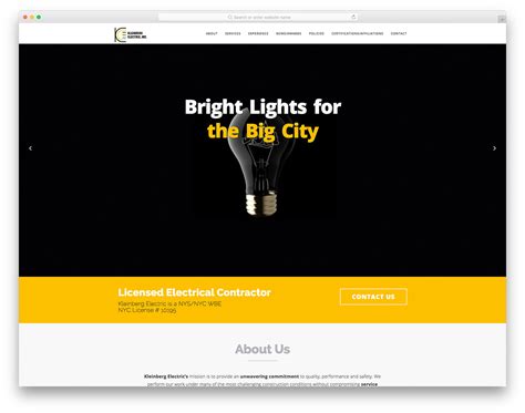 web designer electrician company haines city